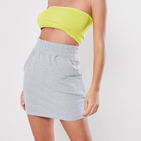 Missguided Dresses & Skirts - Missguided Gray Jersey Mini sz small 6 athleisure